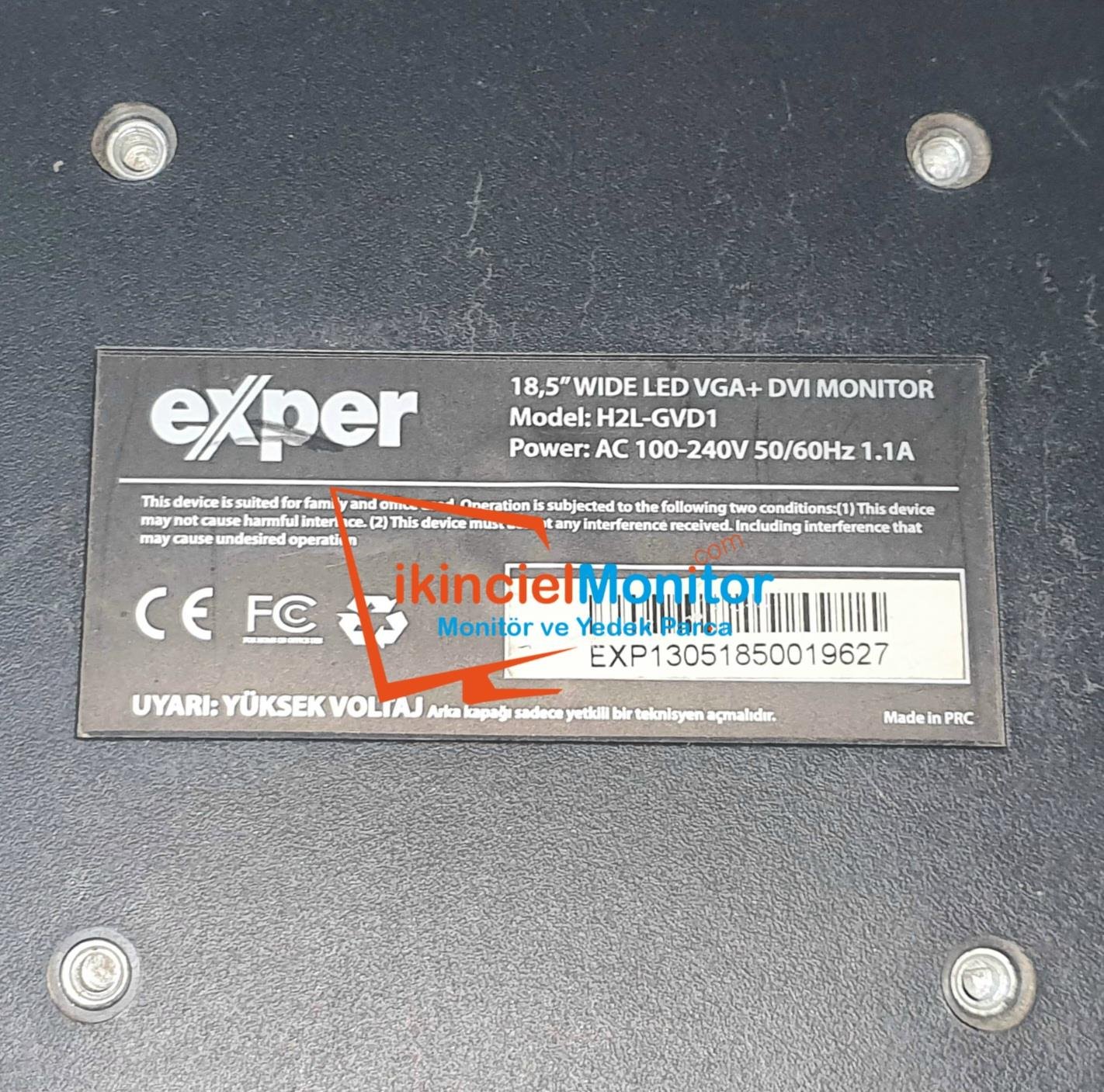 6003050377 EXPER H2L-GVD1 LED Monitör Besleme Kartı