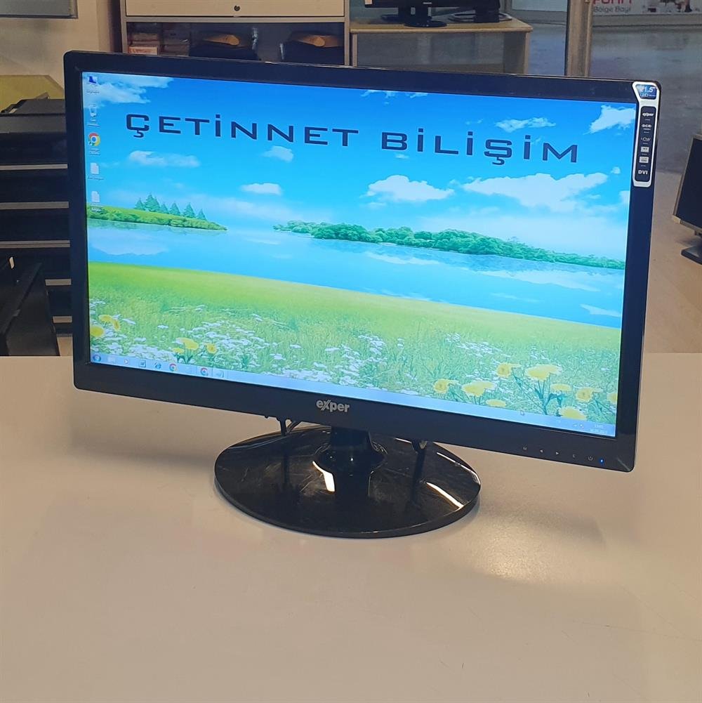 EXPERExper 21.5 inç Led Ekran Monitör2.EL Temiz MonitörExper 21.5 inç Led Ekran Monitör Vga DVI 2.El | ÇetinNet Bilişim