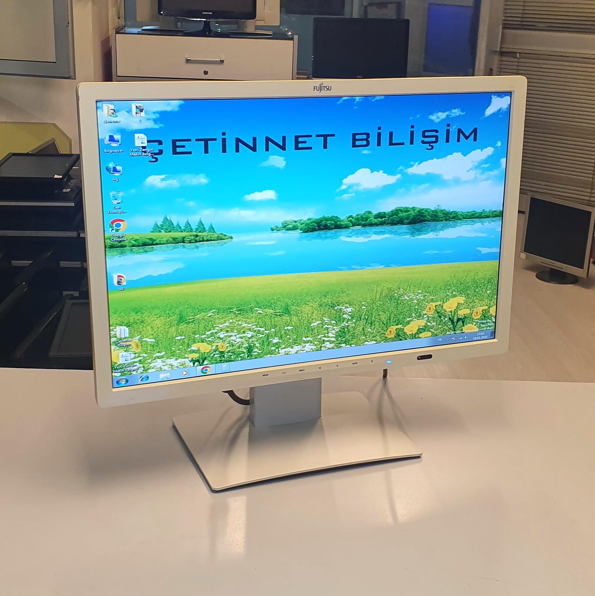 FUJİTSU P24W-7 24 inç LED HDMI Monitör Pivot Ayaklı