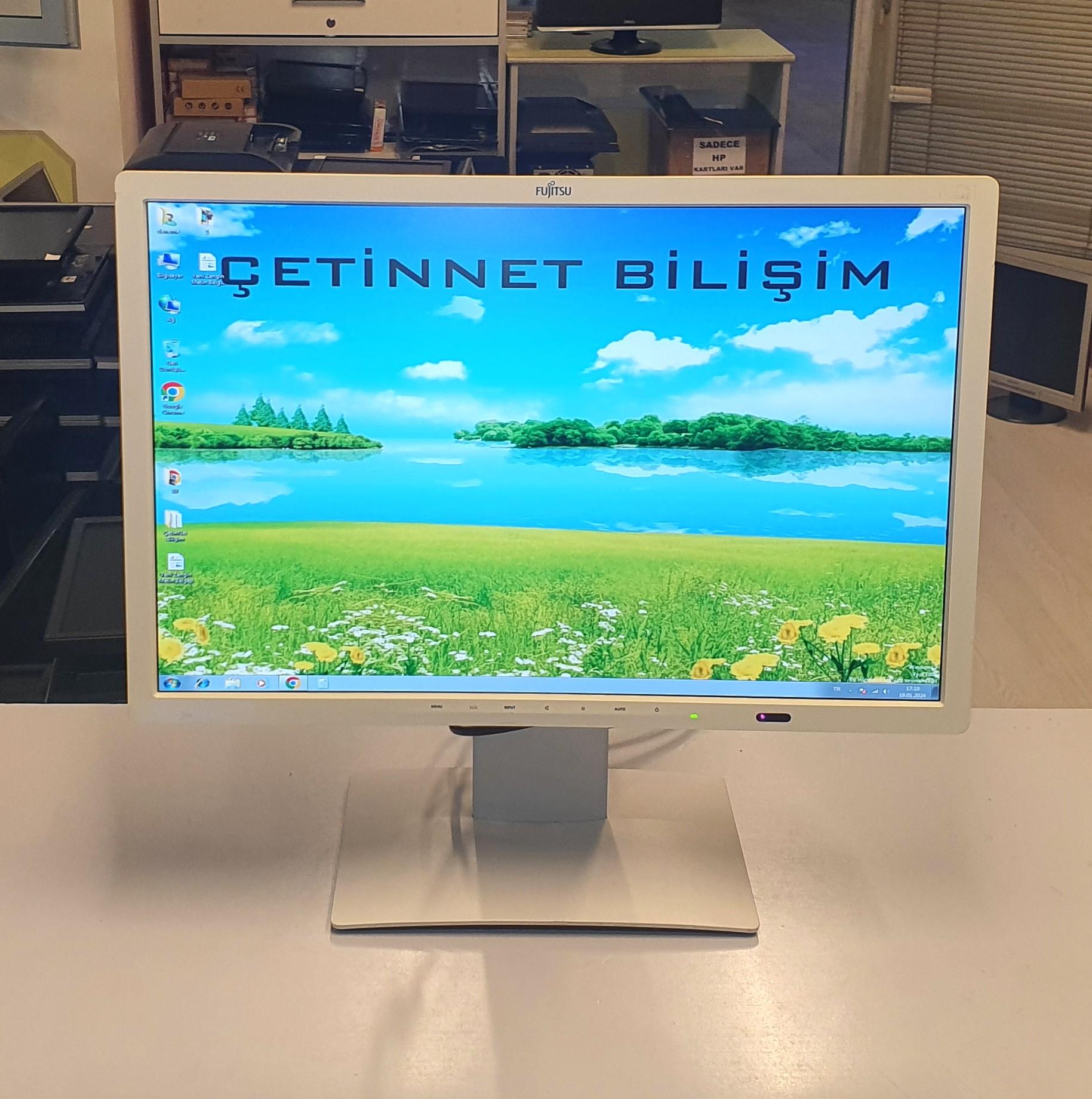 FUJİTSU P24W-7 24 inç LED HDMI Monitör Pivot Ayaklı