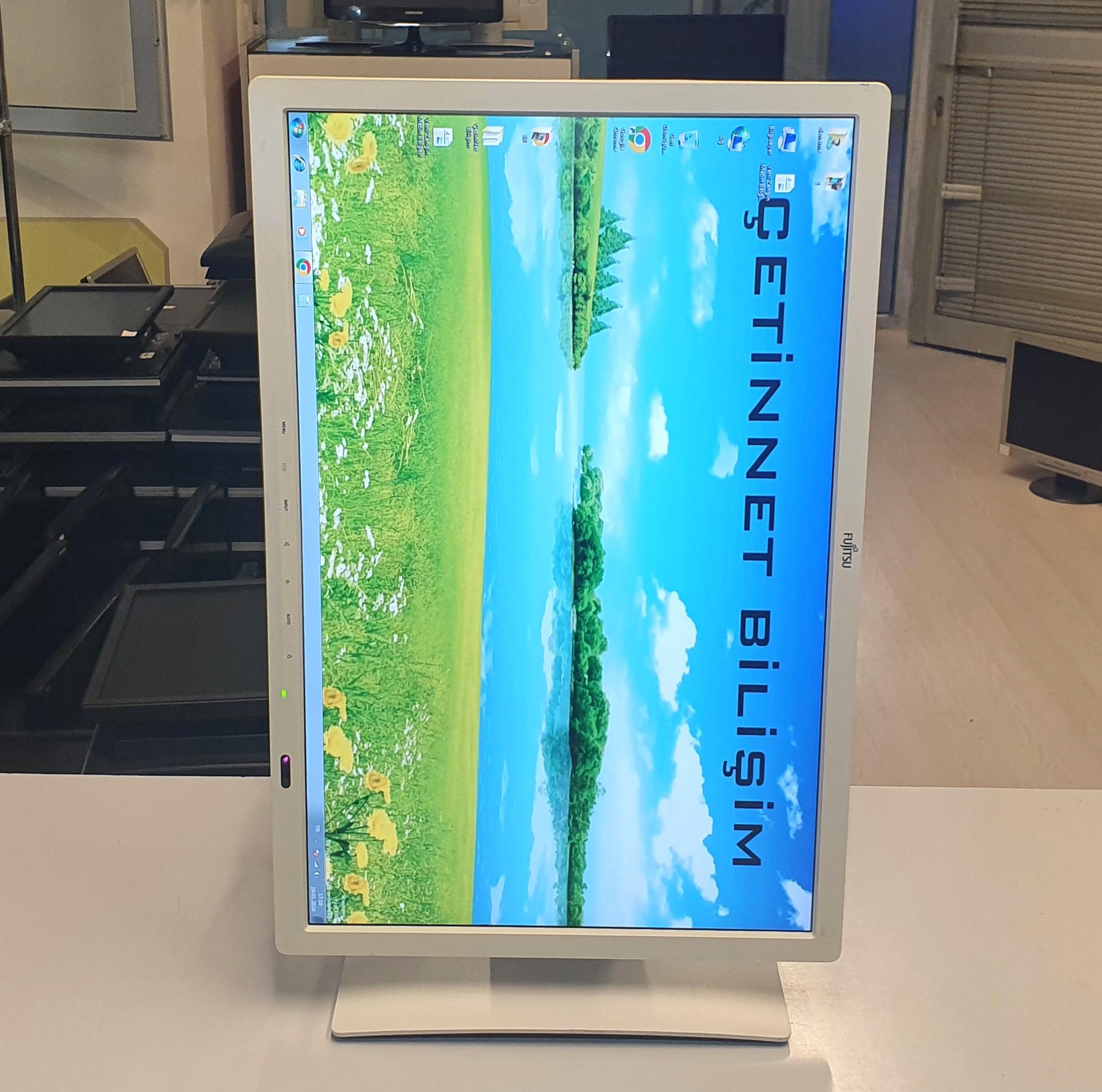 FUJİTSU P24W-7 24 inç LED HDMI Monitör Pivot Ayaklı
