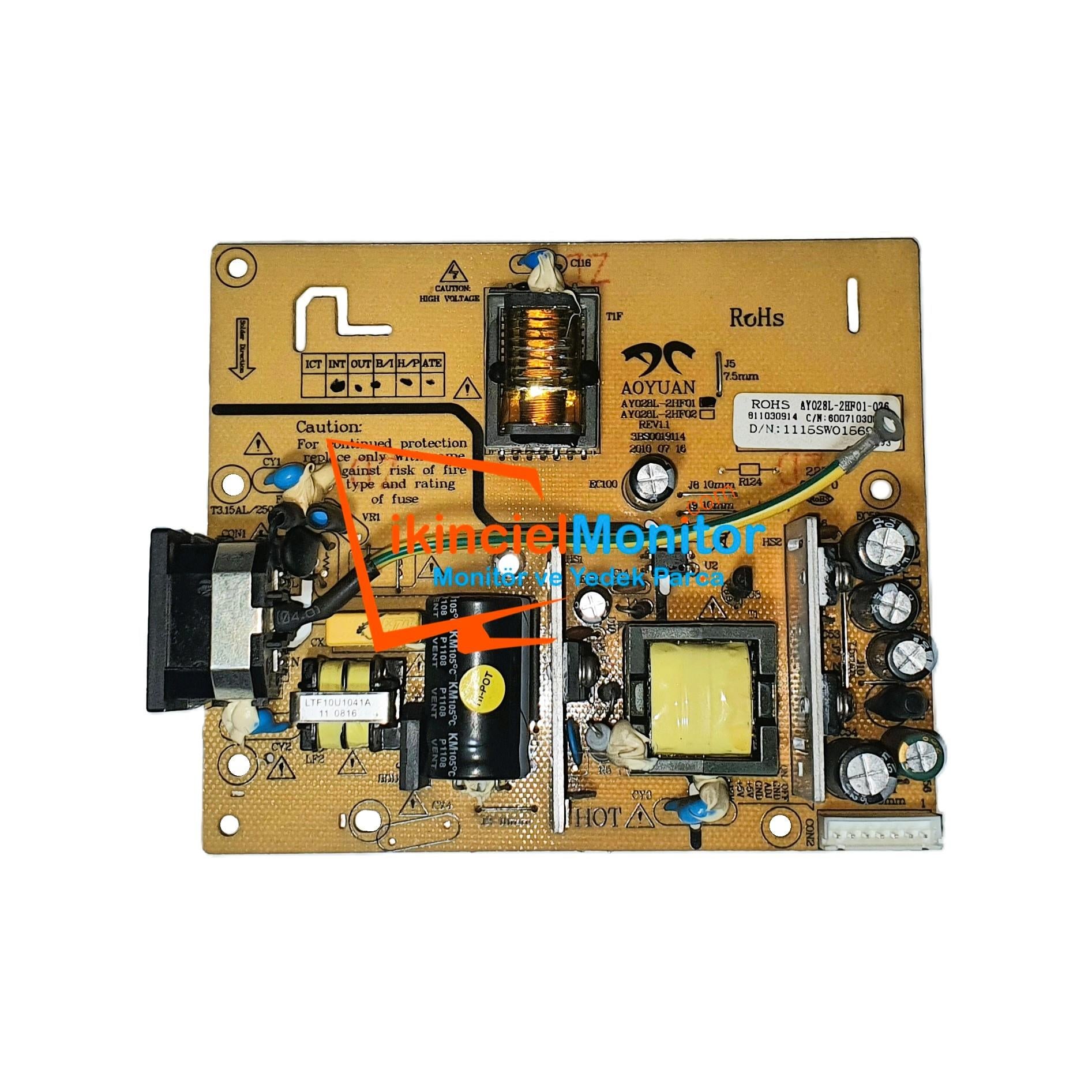 AY028L-2HF01 HKC 9809A Monitör Besleme Kartı