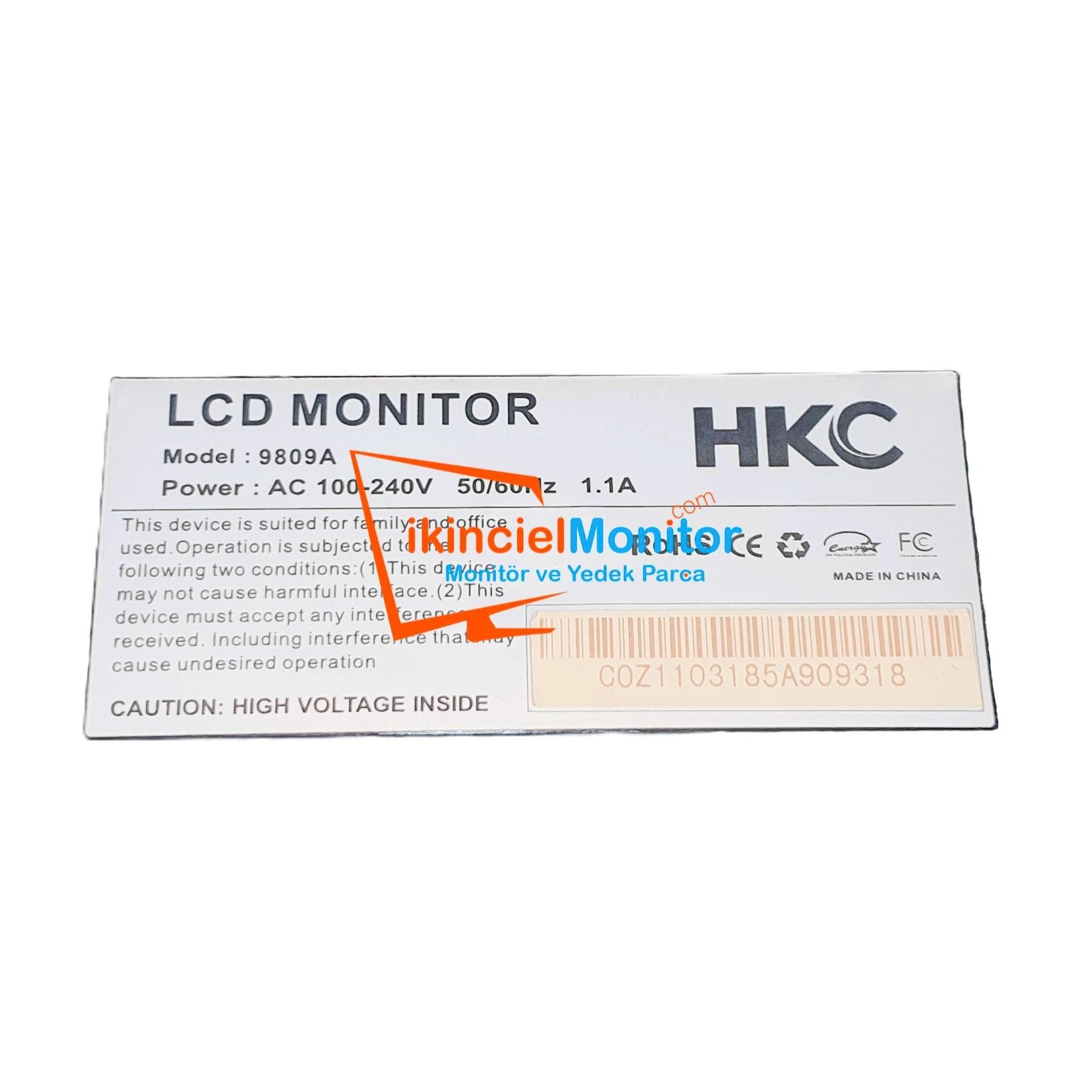 AY028L-2HF01 HKC 9809A Monitör Besleme Kartı
