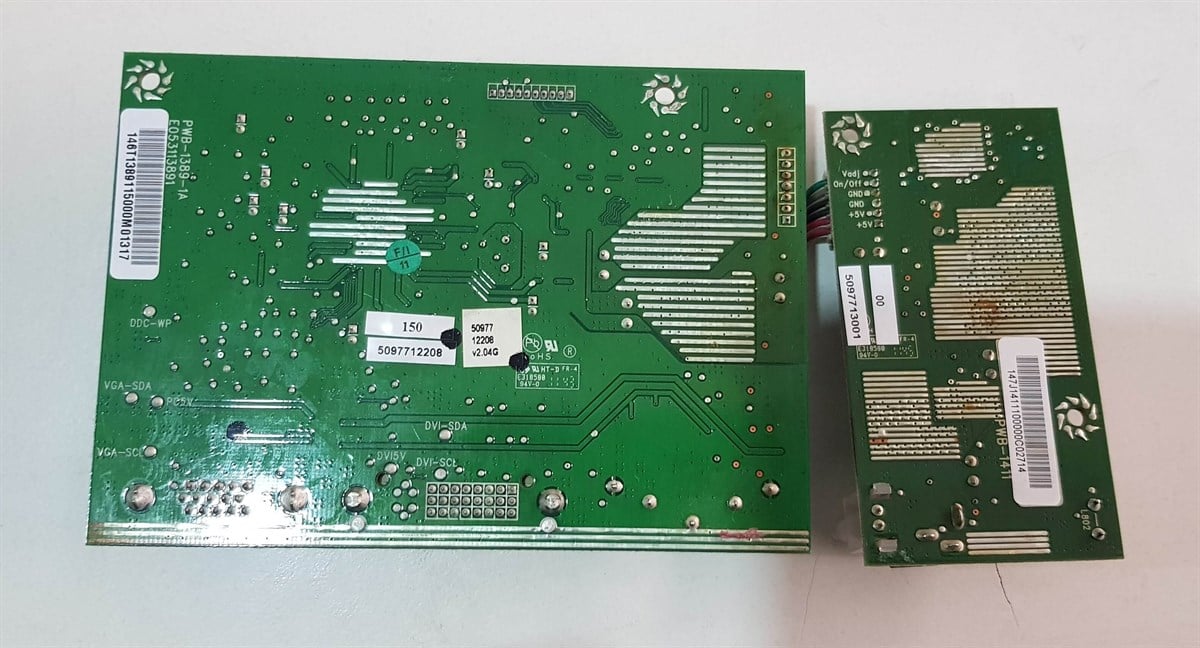 HP 2311X HSTND-3151-T 23 inç LED MONİTÖRÜN VGA GÖRÜNTÜ KARTI POWER KARTI İNVERTÖR KARTI PWB-1389-1A E053113891 PWB-1411 ANAKART 