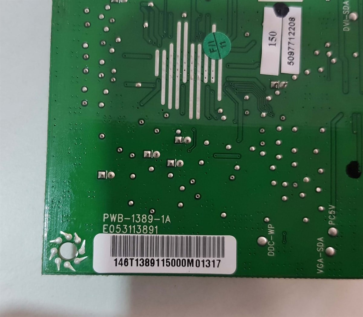 HP 2311X HSTND-3151-T 23 inç LED MONİTÖRÜN VGA GÖRÜNTÜ KARTI POWER KARTI İNVERTÖR KARTI PWB-1389-1A E053113891 PWB-1411 ANAKART 