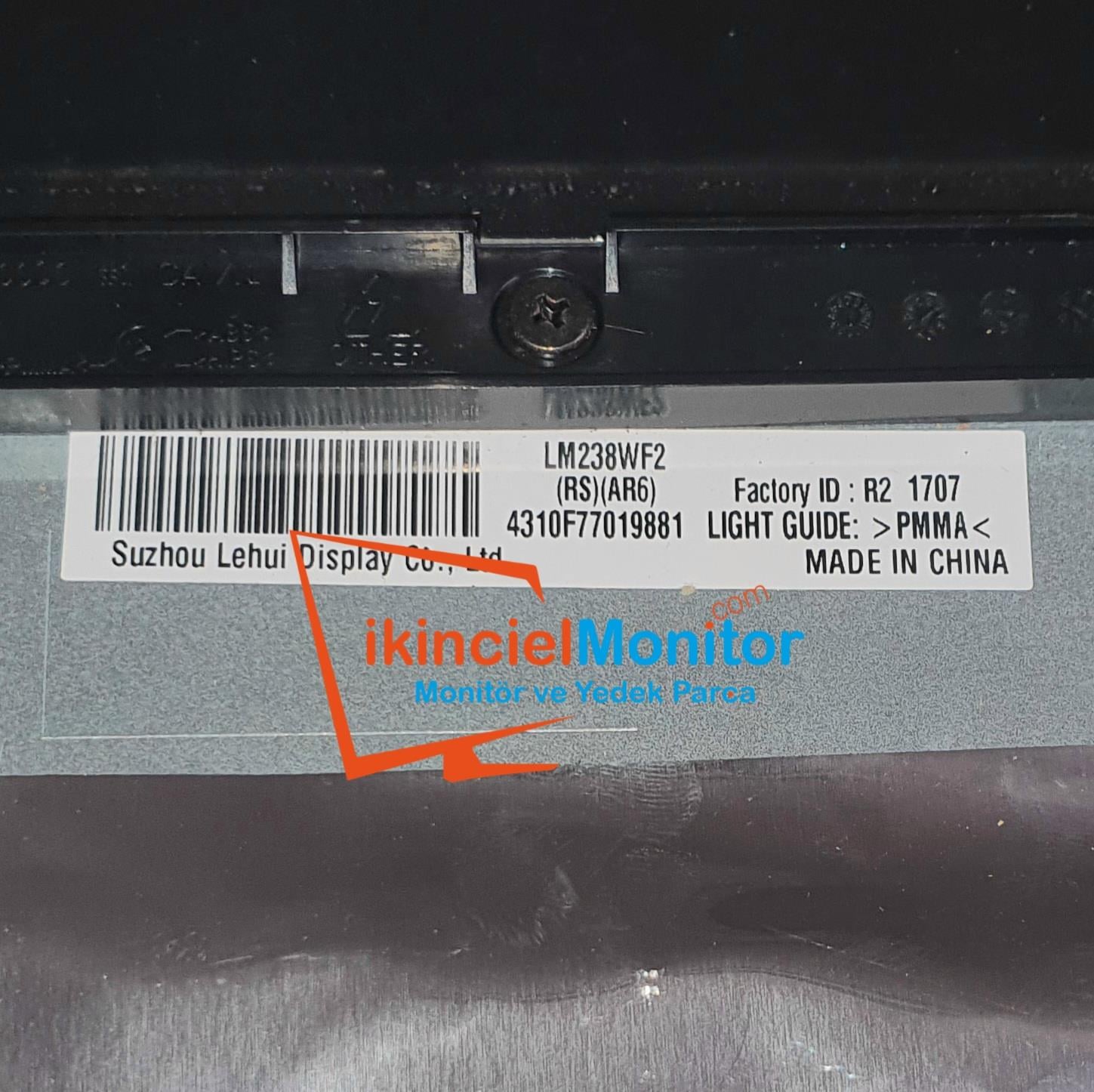 HP 24ES Monitör Ekran Panel LM238WF2 Uygun Fiyat 2.El Temiz