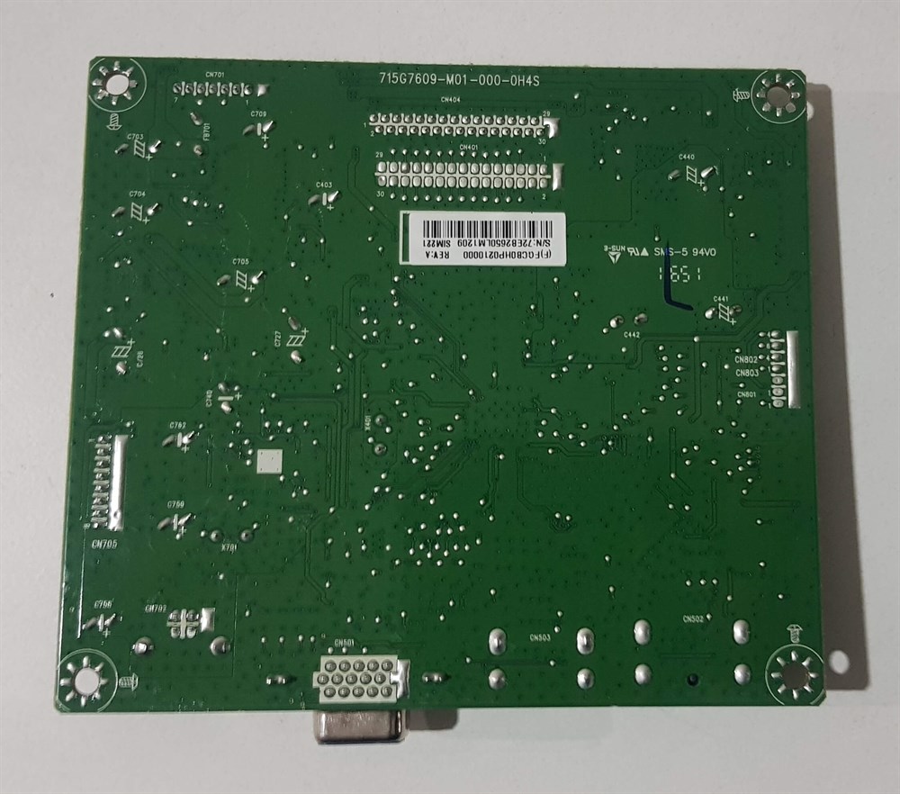 HP E202 20.0 inç MONİTÖRÜN VGA HDMI GÖRÜNTÜ KARTI ANAKAR GRAFİK KARTI 715G7909-M01-000-0H4S