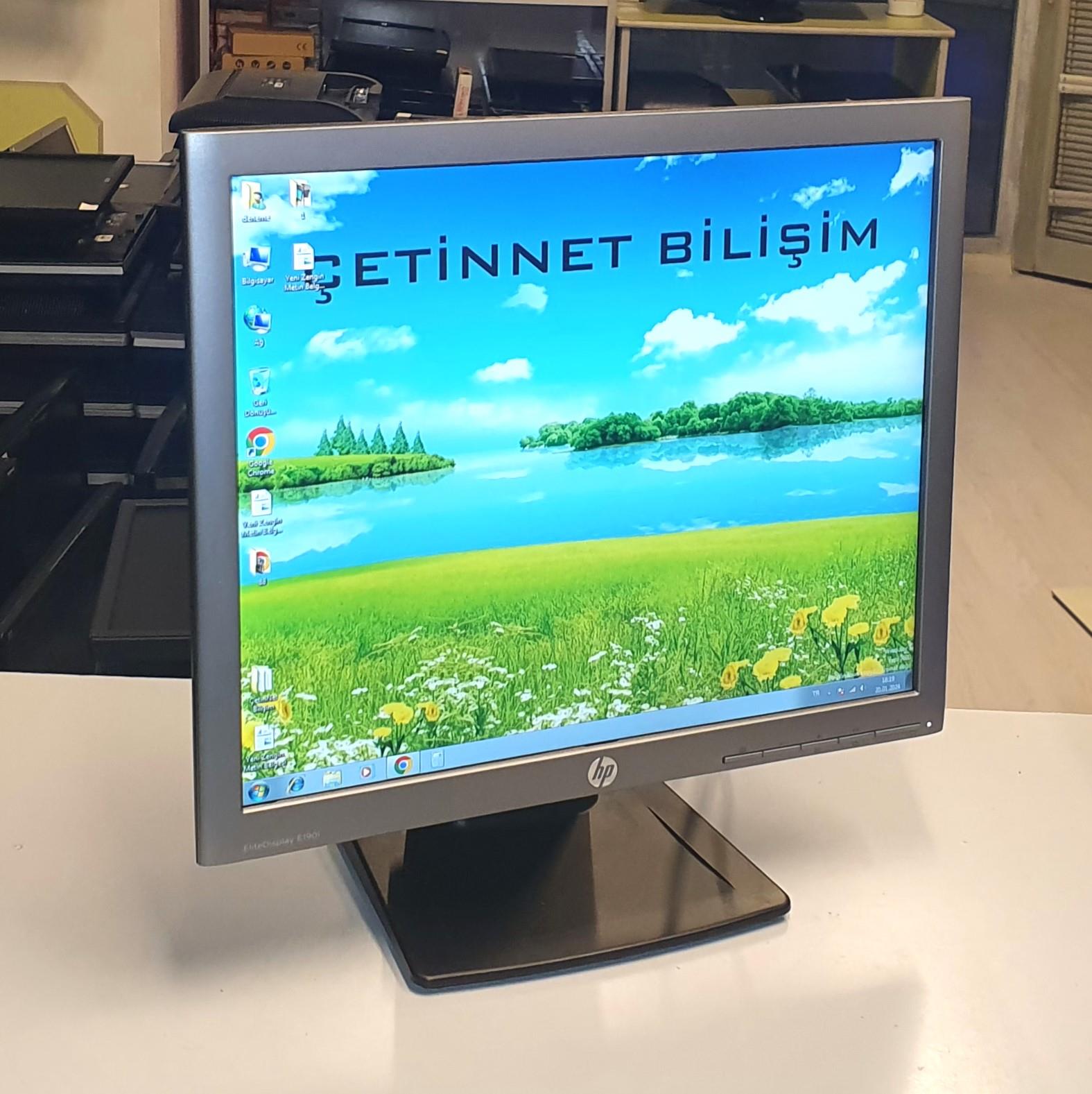 Hp E190i 18.9 inç IPS LED Kare Monitör Çok Temiz