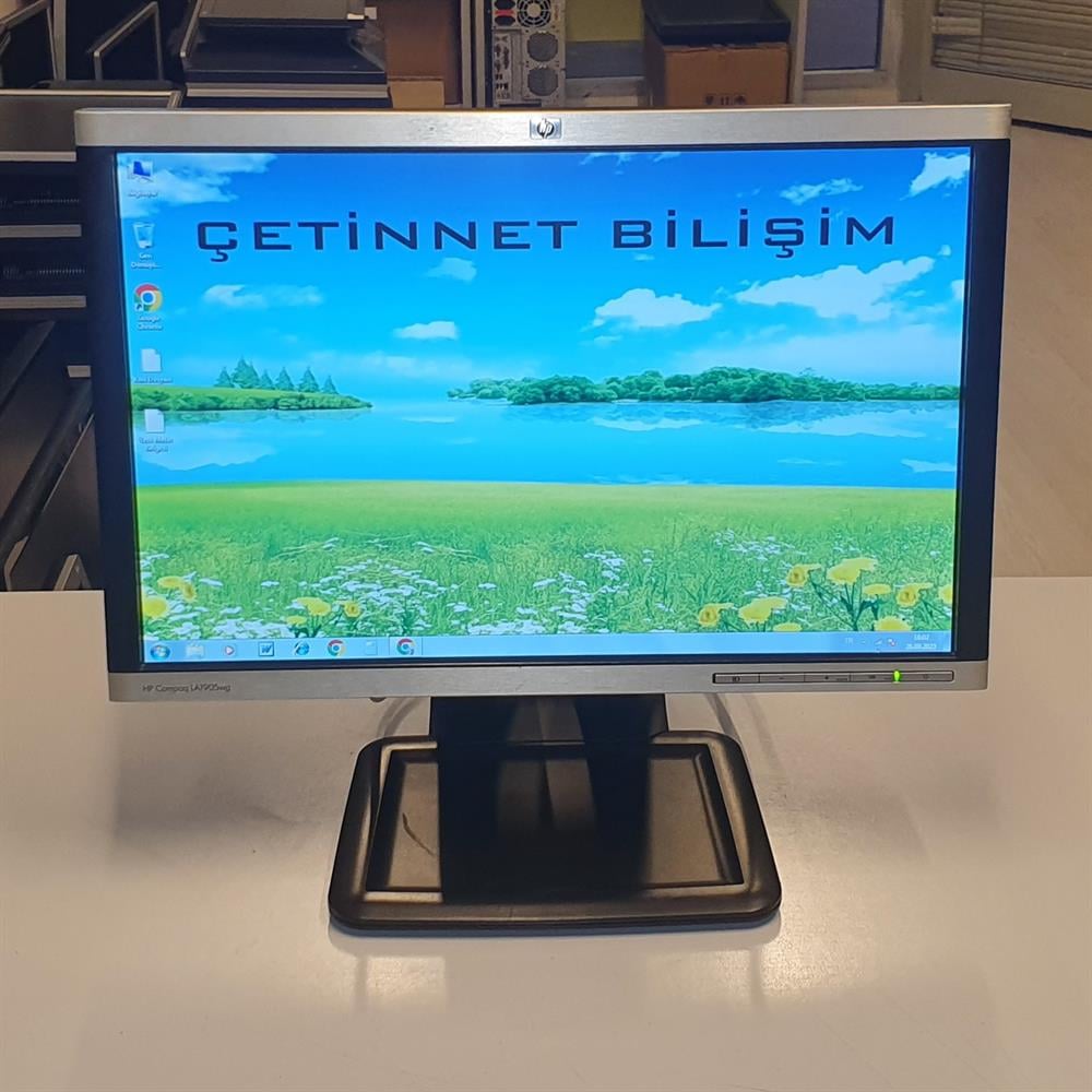 HP Hewlett-PackardHP LA1905WG 19 LCD GENİŞ EKRAN MONİTOR VGA DVI DisplayPort GİRİŞLİ YATAY VE DİKEY KULLANIM2.EL Temiz MonitörHP LA1905WG 19 inç Lcd Monitör DisplayPort Girişli 2.El