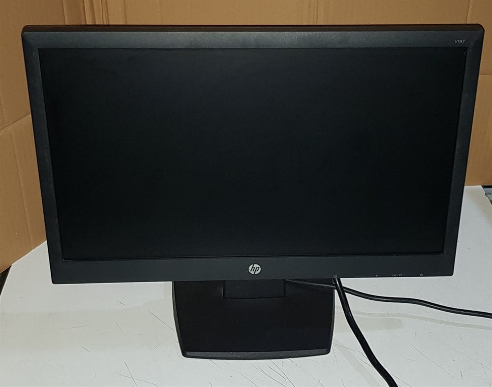 HP Hewlett-PackardHP V197 V5J61AA 18.5 inç VGA DVI LED MONİTÖRAz Defolu Monitör2.El HP V197 V5J61AA 18.5 inç VGA DVI LED MONİTÖR
