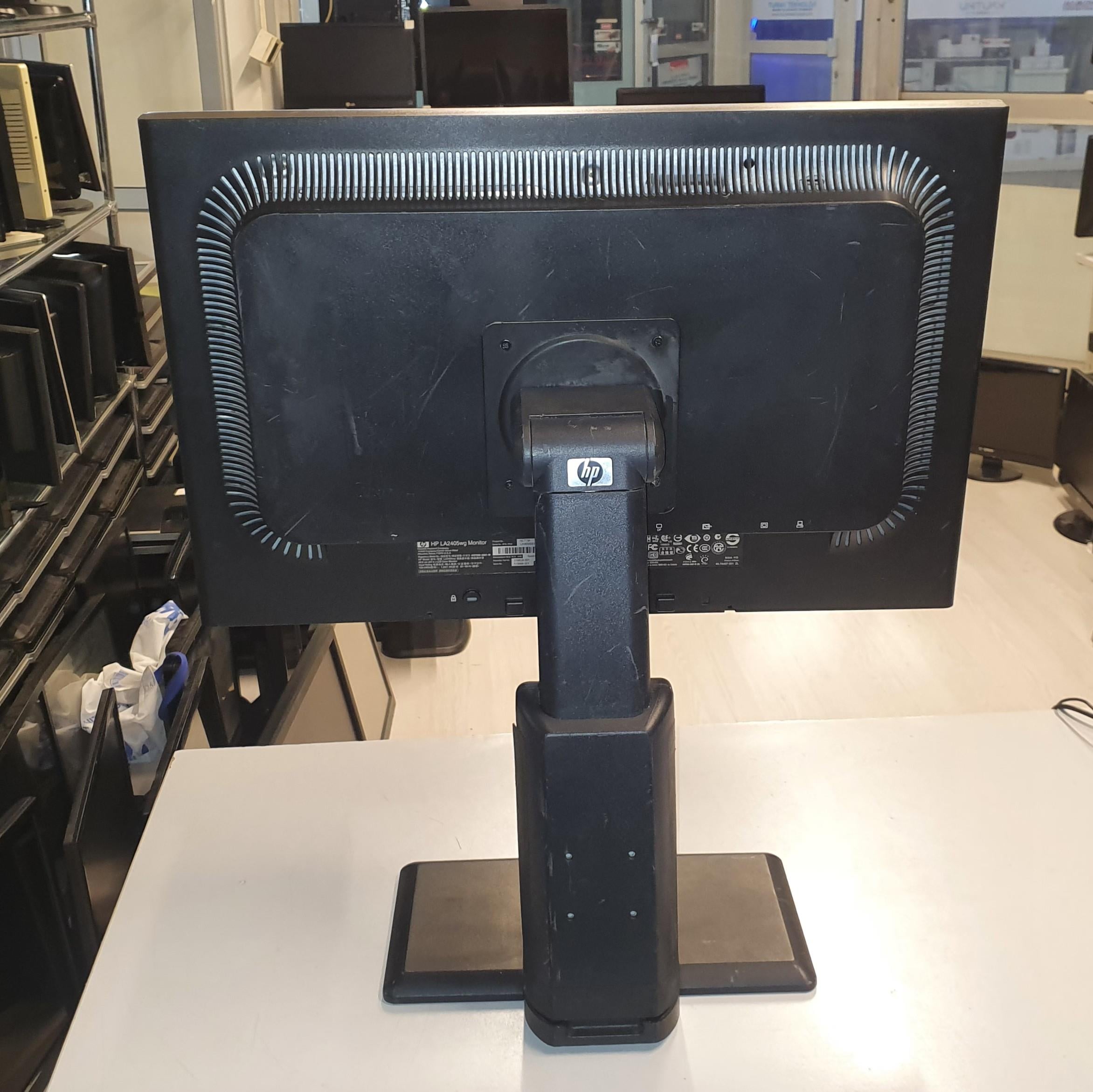 HP LA2405wg 24 inç LED Monitör VGA DP DVI Pivot Ayaklı