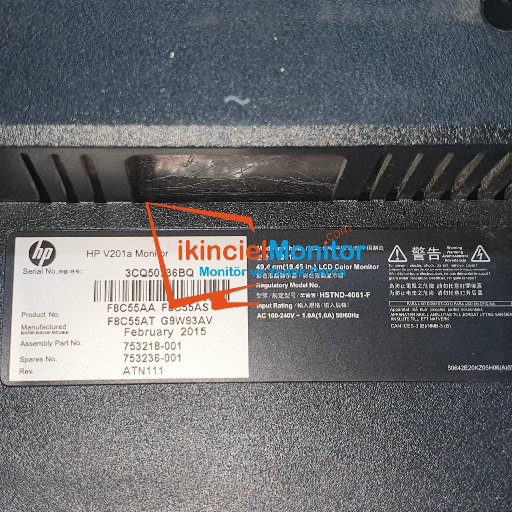 ILPI-309 HP V201A 20 inç Led Monitör Besleme Kartı