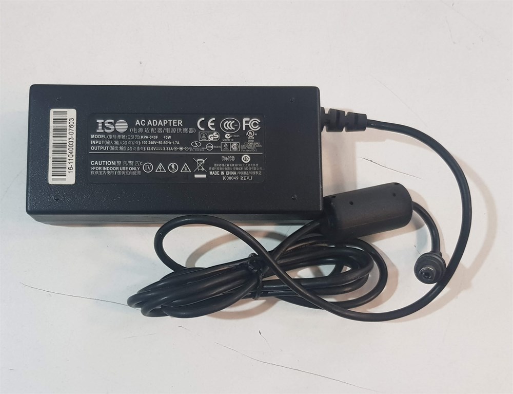 ISO 12V 3.33A 40W DC ADAPTÖR MONİTÖR ADAPTÖRÜ BEKO BS-19W-GLCD