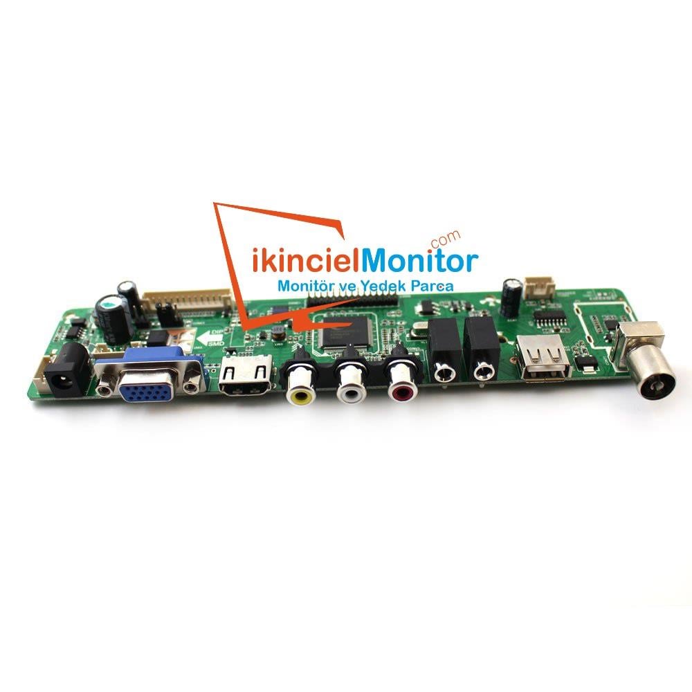LA.MV56U.A 17-27 inç Universal Monitör TV Kontrol Kartı