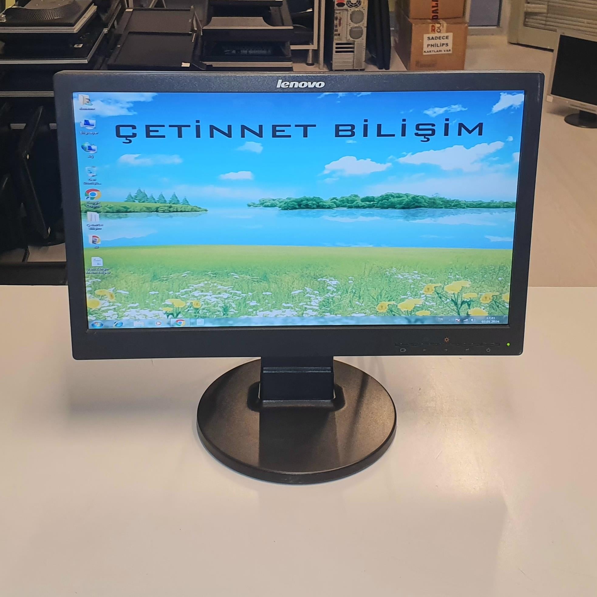 Lenovo 18.5 inç LCD Kurumsal Monitör 2.El | Çetinnet Bilişim