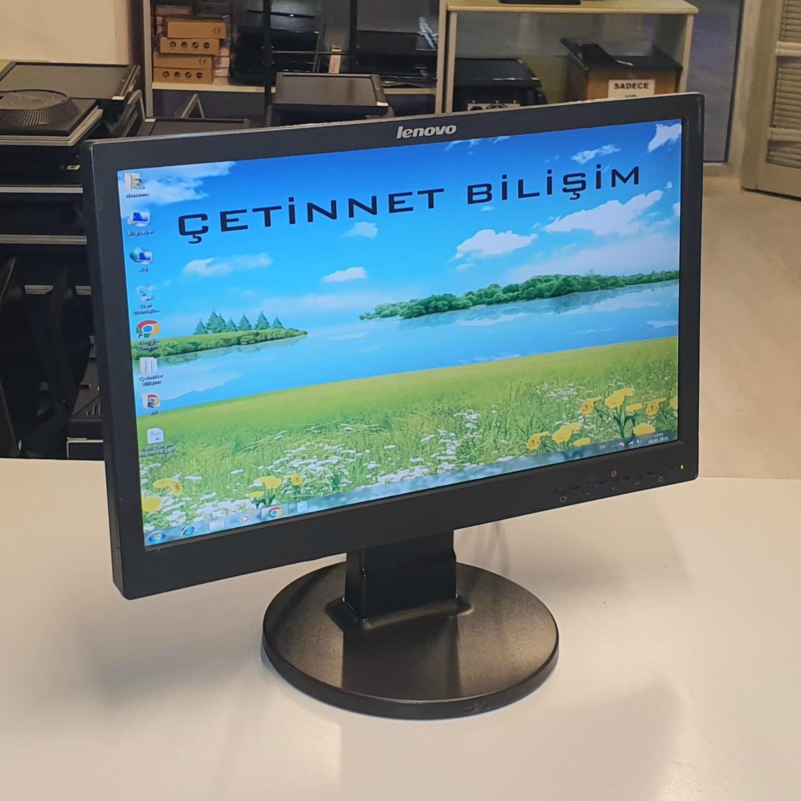 Lenovo 18.5 inç LCD Kurumsal Monitör 2.El | Çetinnet Bilişim