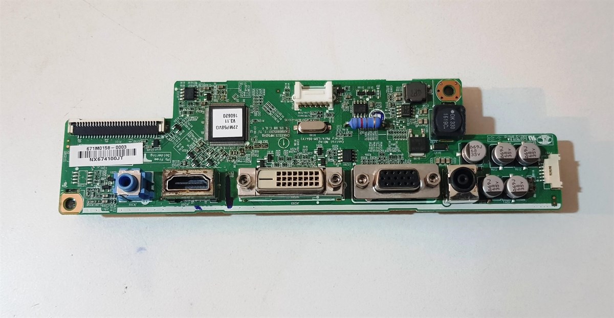 LG 22MP58VQ EAX66805201 (1.7) MP50VQ POWER BESLEME KARTI VGA KARTI GÜÇ KARTI GRAFİK KARTI PSU LG 22MP58VQ-P