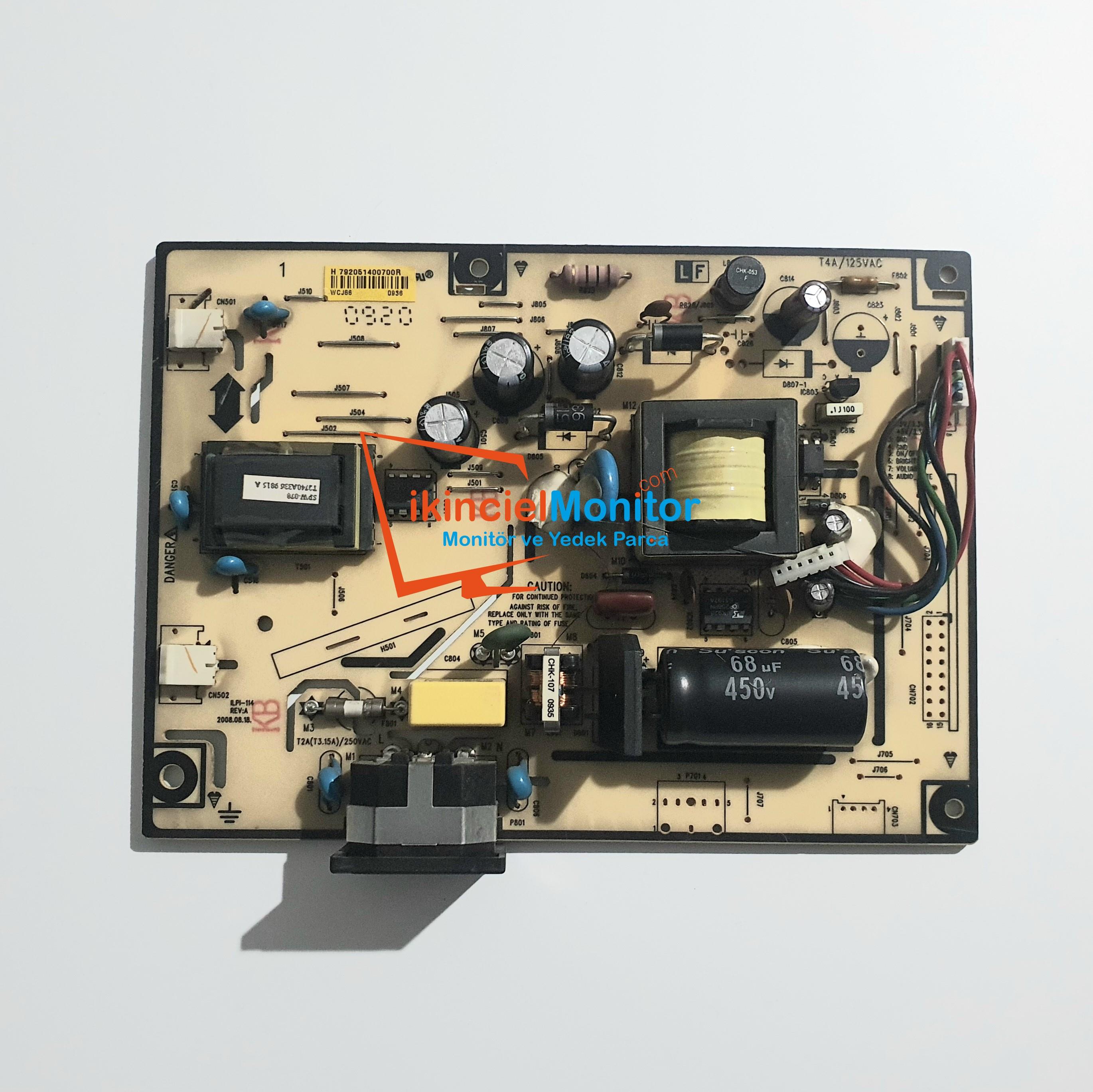 491821400100R LG EXPER W1941S-PF Monitör Güç Kartı