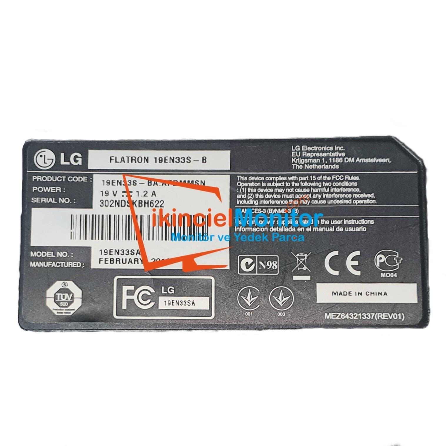 19EN33S-B EAX64985204 LG 18.5