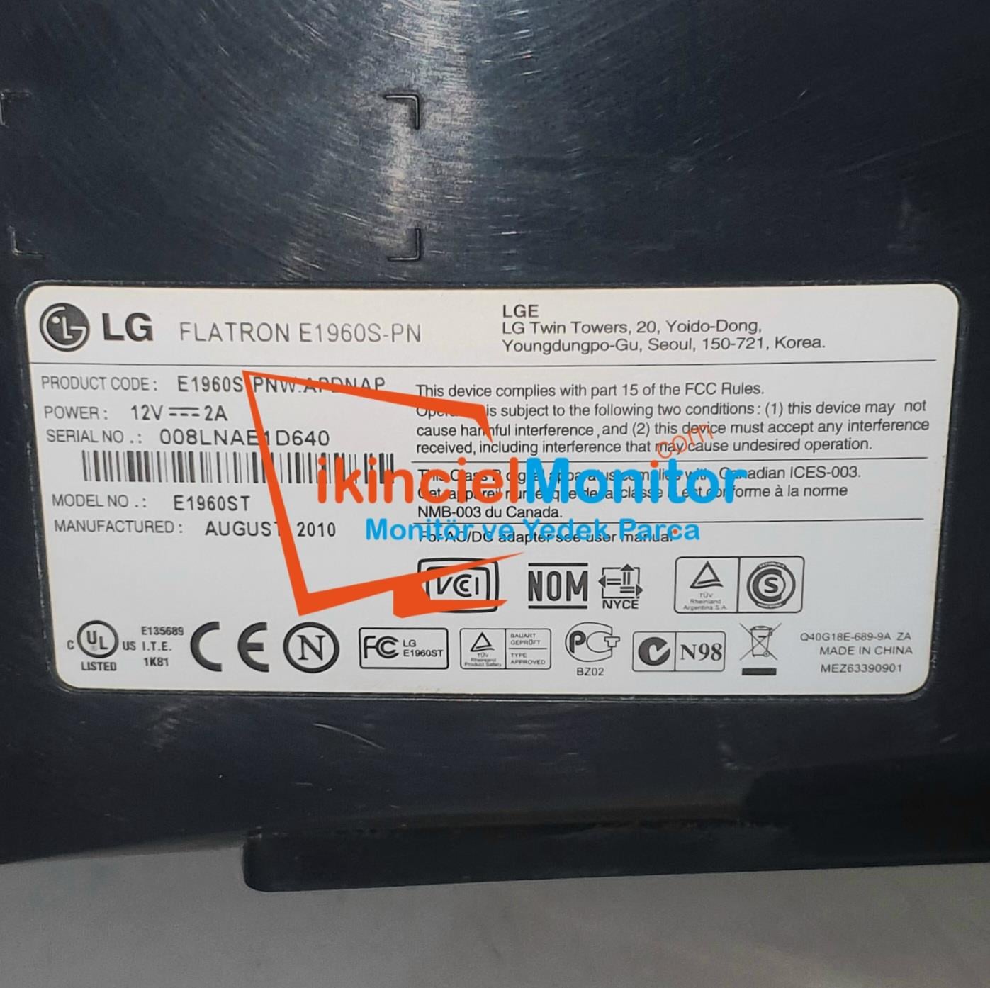 LG  E1960-PN 18.5