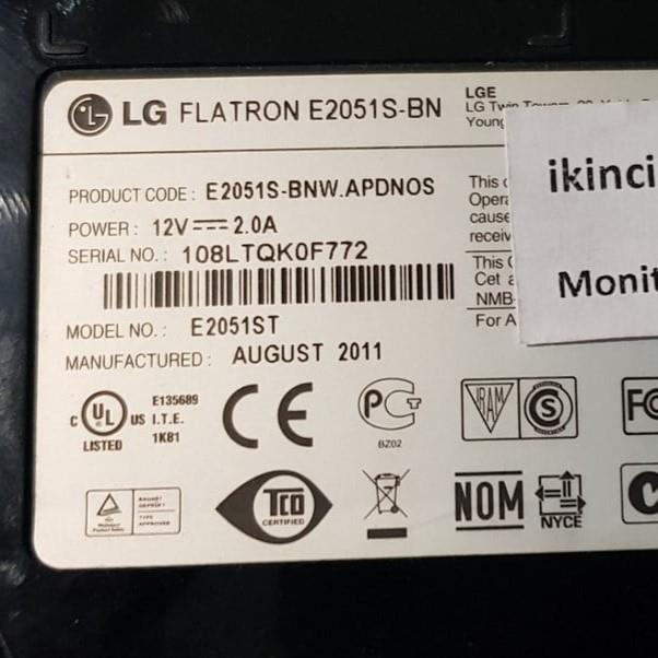 715G4951-M01-000-004L LG Flatron E2051S-BN monitör anakart