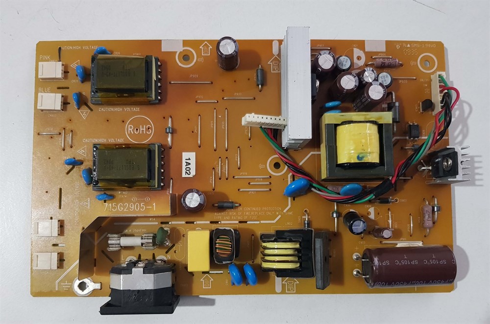 LG FLATRON L1734S-BN 17 inç LCD KARE MONİTÖRÜN POWER BESLEME KARTI MAIN BOARD GÜÇ KARTI 715G2905-1