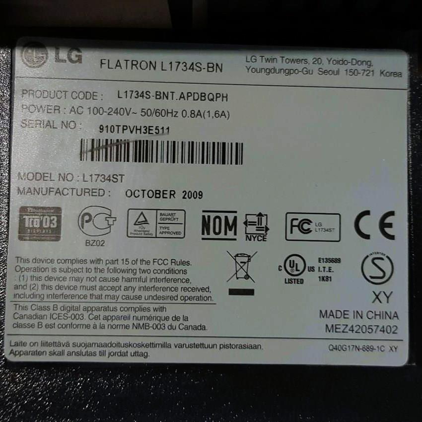 715G2904-1 LG Flatron L1734S-BN 17 inç Monitör Anakart