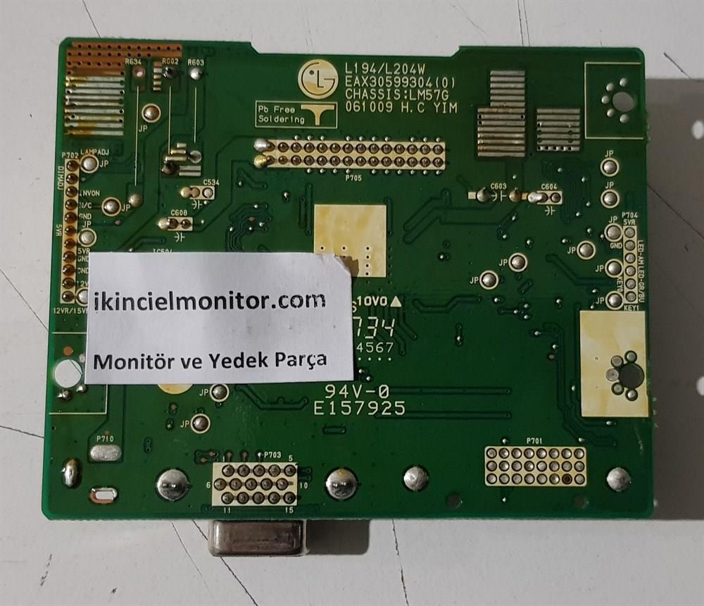 LG FLATRON L194WS-SF LCD MONİTÖR VGA GÖRÜNTÜ KARTI ANAKART EAX30599304