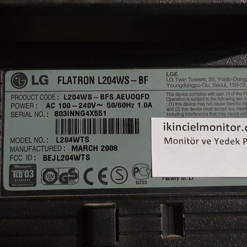 EAX30599306 LG Flatron L204WS-BF Monitör Anakart