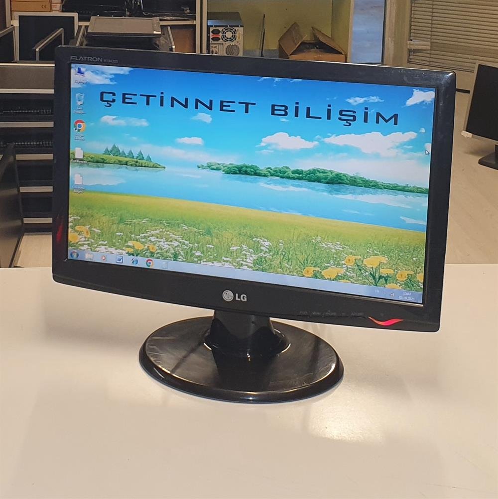 LG Life's GoodLG W1943S 18.5 inç LCD WİDE MONİTÖR 1366x768 VGA2.EL Temiz MonitörLG W1943S 18.5 inç Lcd Vga Güvenlik kamera monitörü 2.El