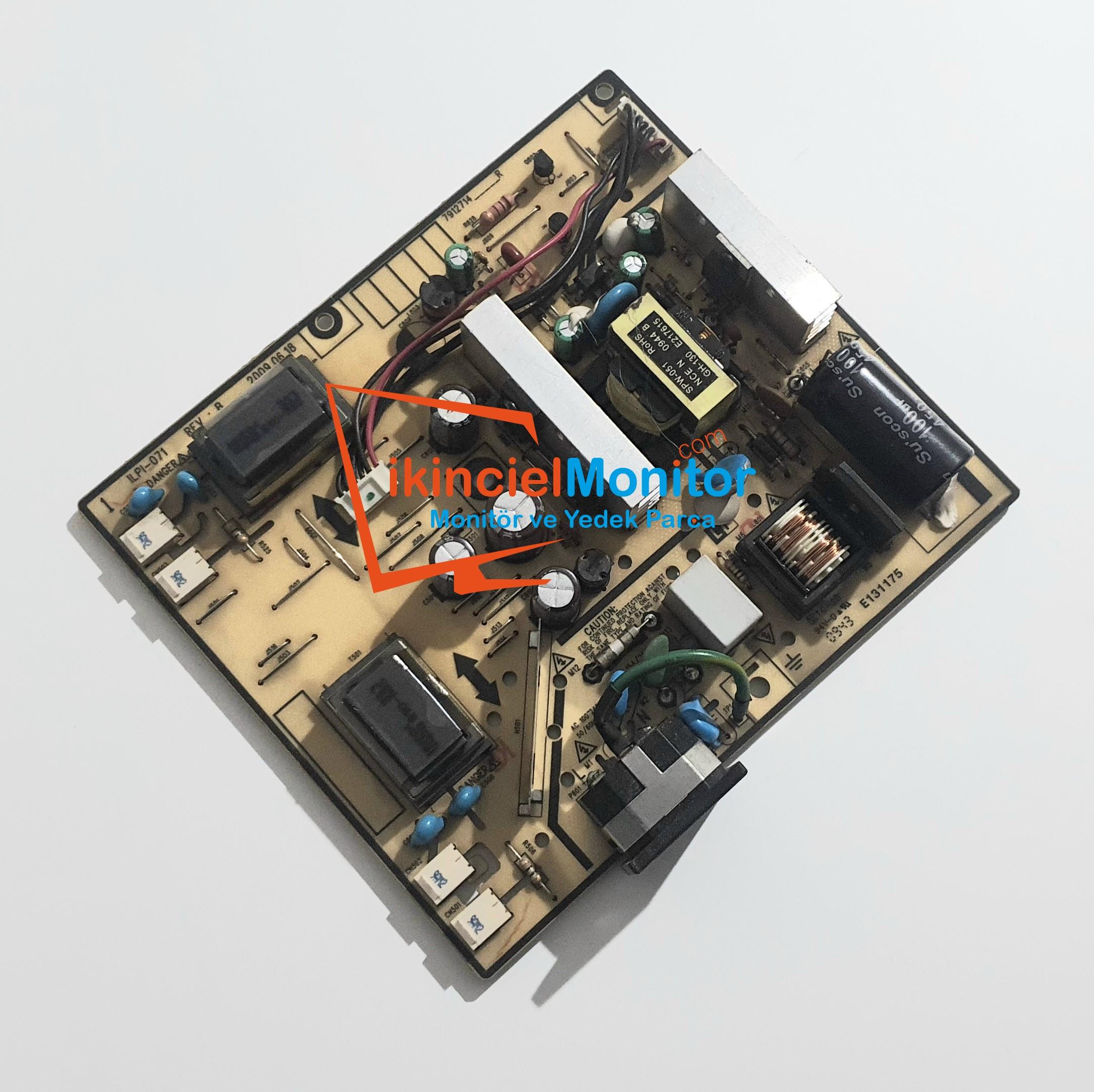 ILPI-071 491291400100R LG W1734S Monitör Besleme Kartı