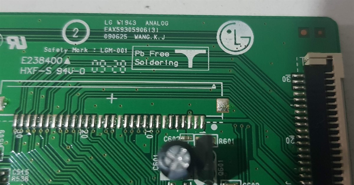 LG W1943SE-PF 18.5 inç LCD MONİTÖR VGA-POWER KARTI, MAİN BOARD, GÖRÜNTÜ KARTI, GRAFİK KARTI EAX59305906l(3)
