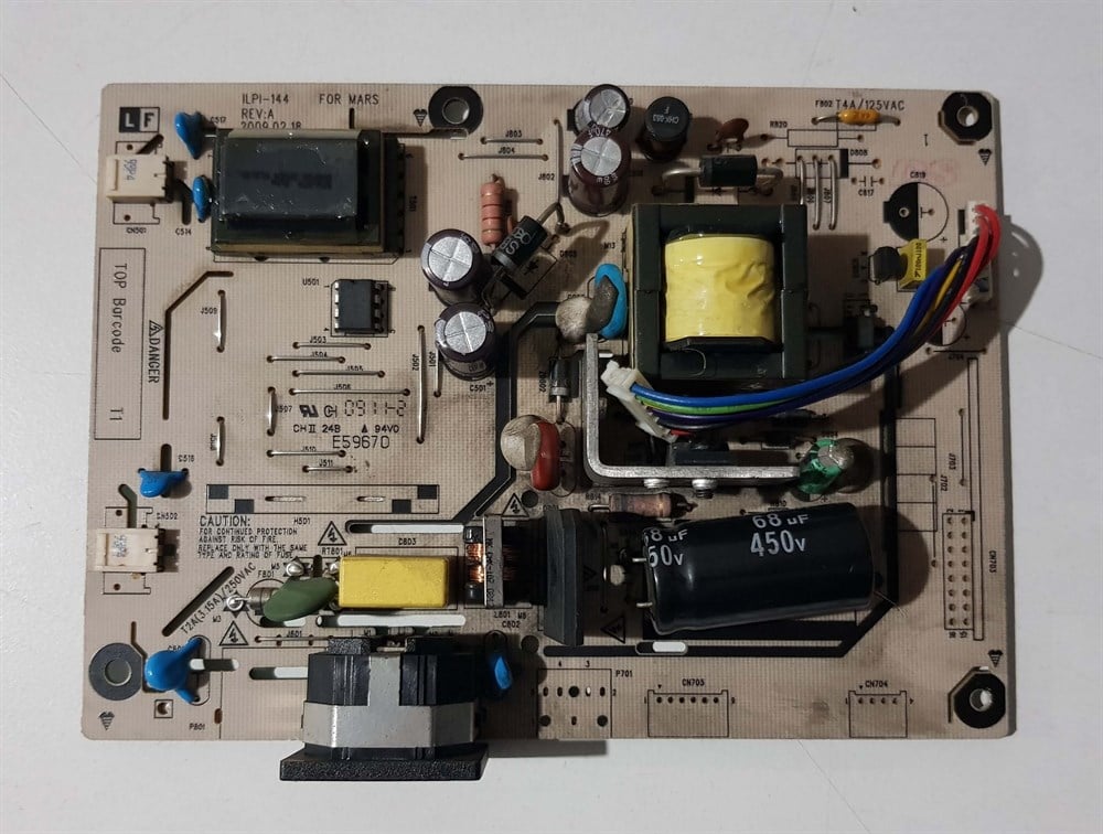 LG W1943SS-PF 18.5 inch LCD MONİTÖRÜN POWER KARTI BESLEME KARTI GÜÇ KARTI  ILPI-144 REV:A 492441400100R