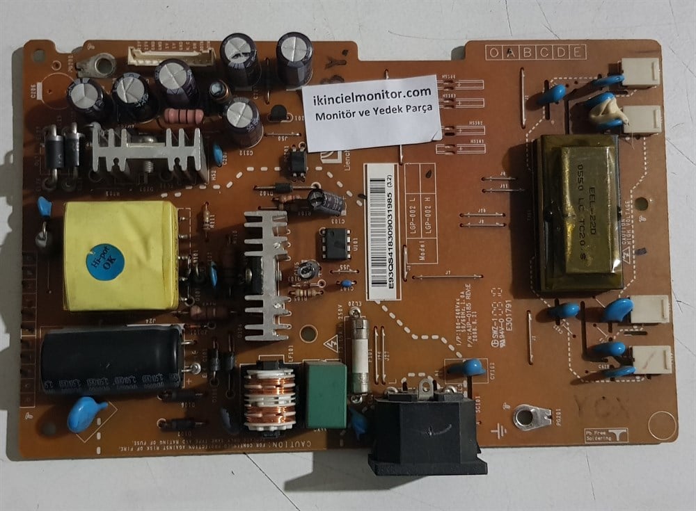 LGLG FLATRON W2242T-PF 22 inç LCD MONİTÖR POWER BESLEME GÜÇ KARTI LGP-002H AIP-0185Power Besleme KartıLG FLATRON W2242T-PF 22 inç LCD MONİTÖR POWER BESLEME GÜÇ KARTI LGP-002H AIP-0185