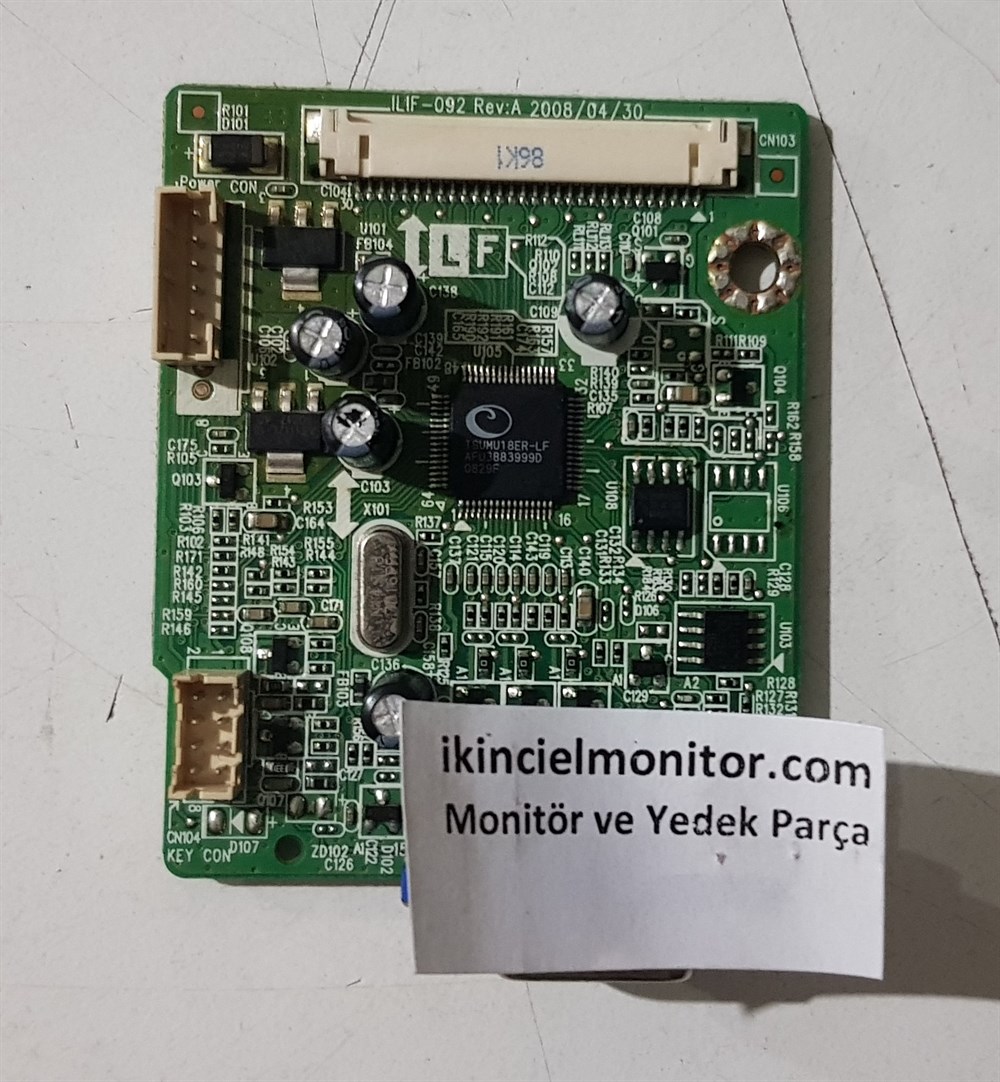 LGLG W2234S-BN MONİTÖR VGA EKRAN ANAKARTI MAİN BOARD ILIF-092 491441300100RVGA Ekran AnakartLG W2234S-BN MONİTÖR VGA EKRAN ANAKARTI MAİN BOARD ILIF-092 491441300100R