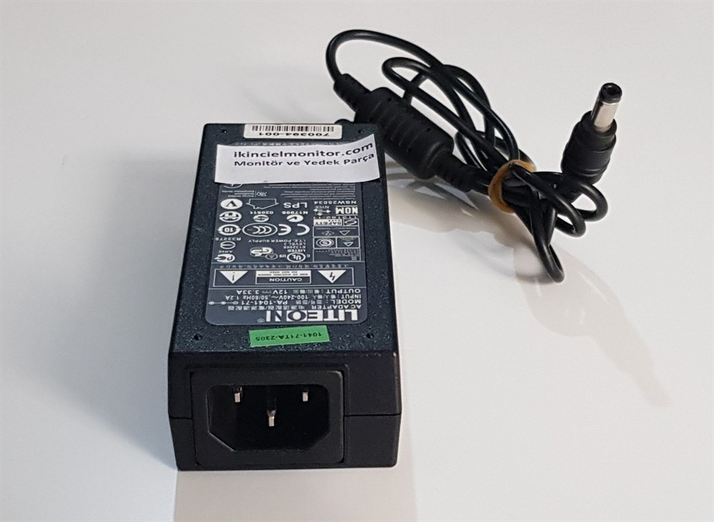 LITEONLITEON PA-1041-71 12V 3.33A AC DC MONİTÖR ADAPTÖRÜAdaptörlerLITEON PA-1041-71 12V 3.33A AC DC MONİTÖR ADAPTÖRÜ