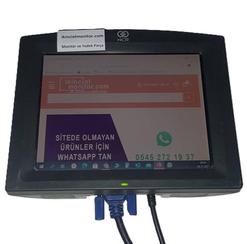 NCR Duluth GA 30096 6.5 inch KÜÇÜK MİNİ LCD MONİTÖR VGA GİRİŞLİ 12V