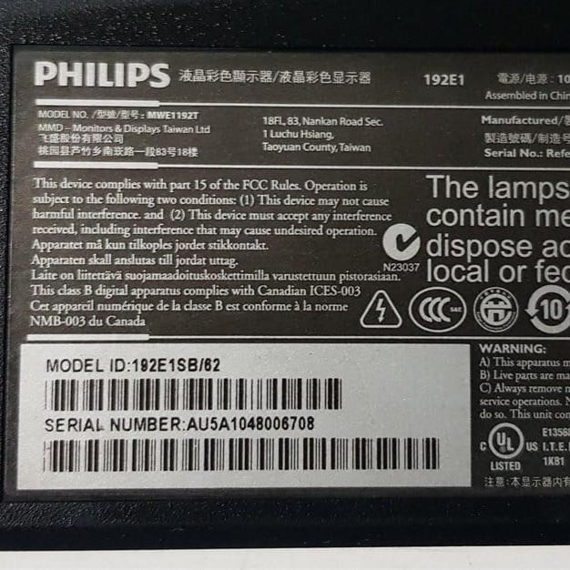 715G2852-2-9 PHILIPS 192E1 Monitör Besleme Kartı