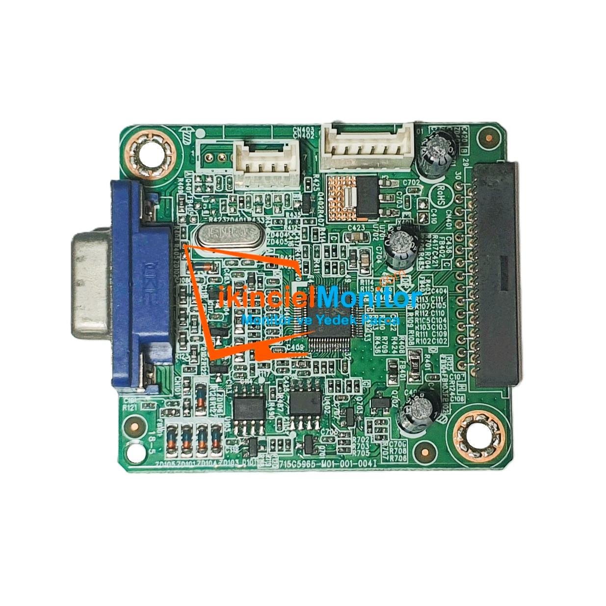 715G5965-M01-001-004I Philips 193V5L Monitör Anakart