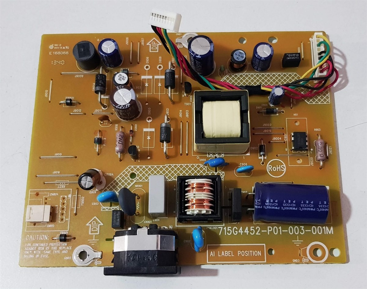 PHİLİPS 196V4LSB2/62 POWER BESLEME KARTI, MAİN BOARD, 715G4452-P01-003-001M
