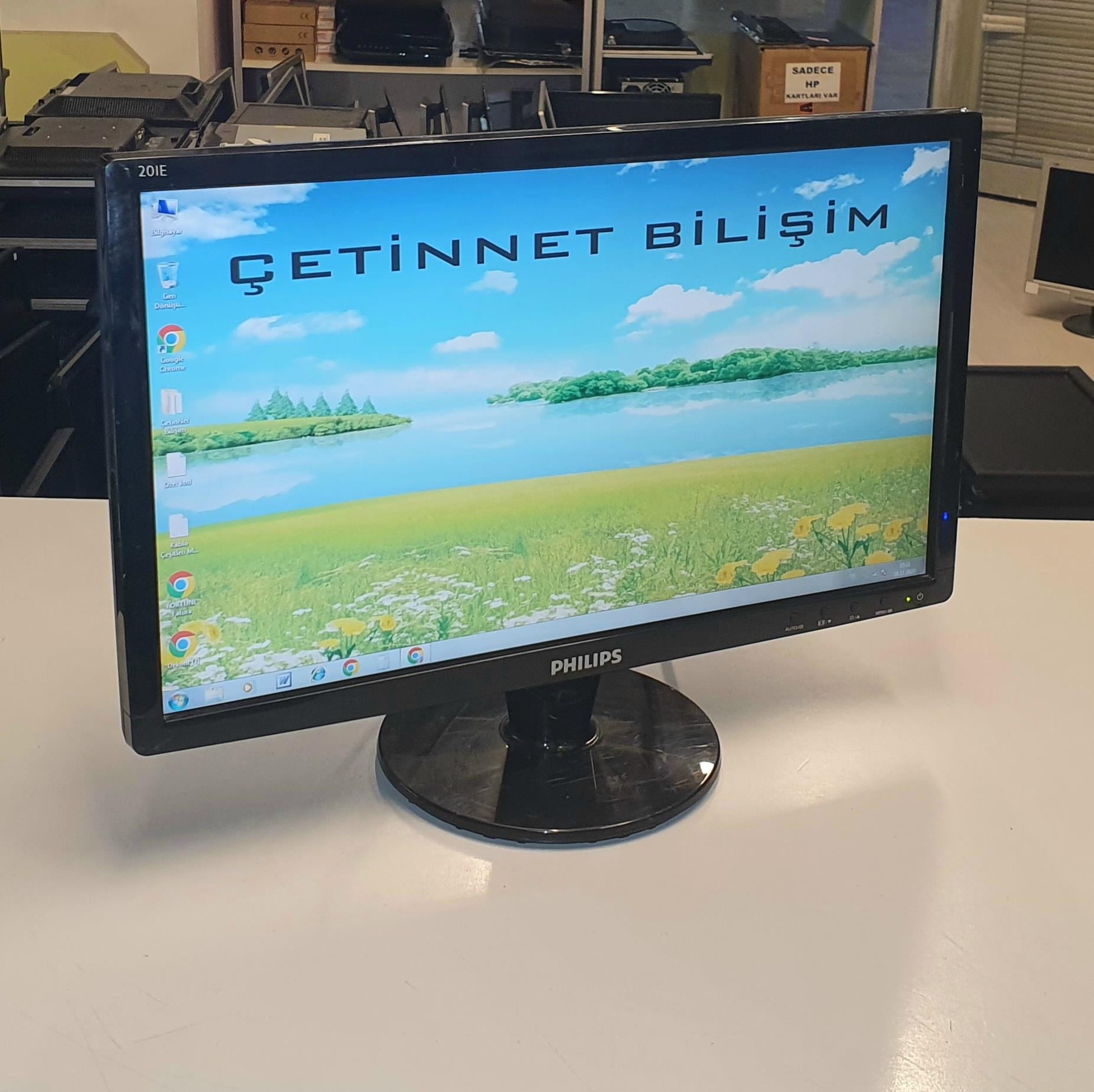 20 inç Lcd Monitör Philips 201E1
