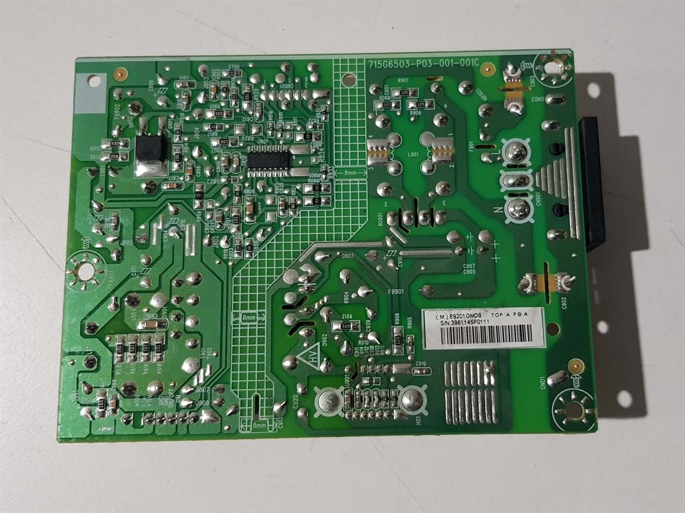 PHİLİPS 203V5LSB26/62 20 inç LED MONİTÖRÜN POWER BESLEME KARTI GÜÇ KARTI 715G6503-P03-001-001C 203V5L