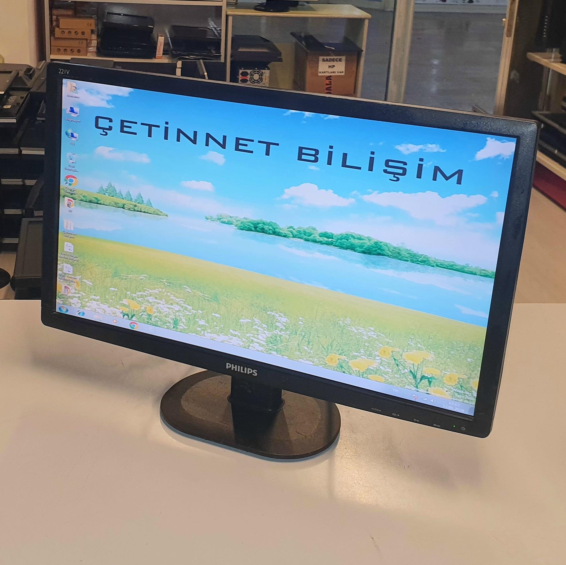 Philips 221V2 21.5 inç LED Monitör Yenilenmiş