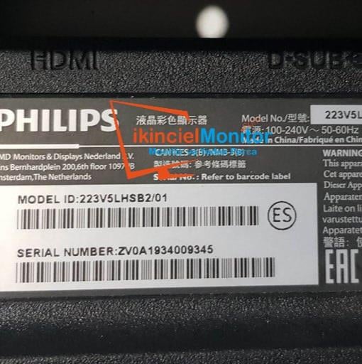 715G7300-P08-004-001M Philips 223V5l Monitör Besleme Kartı