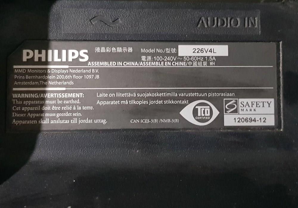 PHİLİPS 226V4L LED MONİTÖR POWER BESLEME KARTI GÜÇ KARTI 715G4497-P09-000-001S