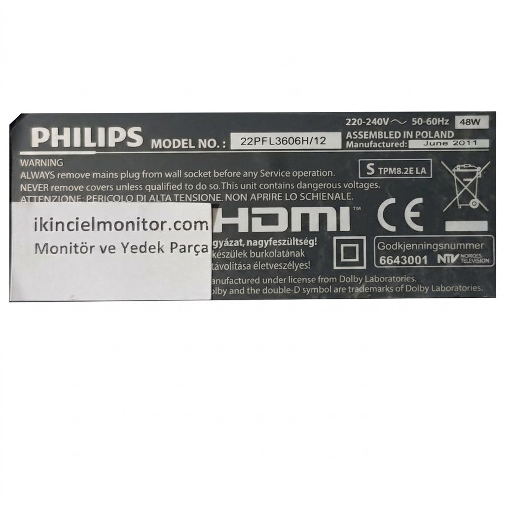 PHİLİPS 22PFL3606H TV Ayağı Ayak Tutucu Standı