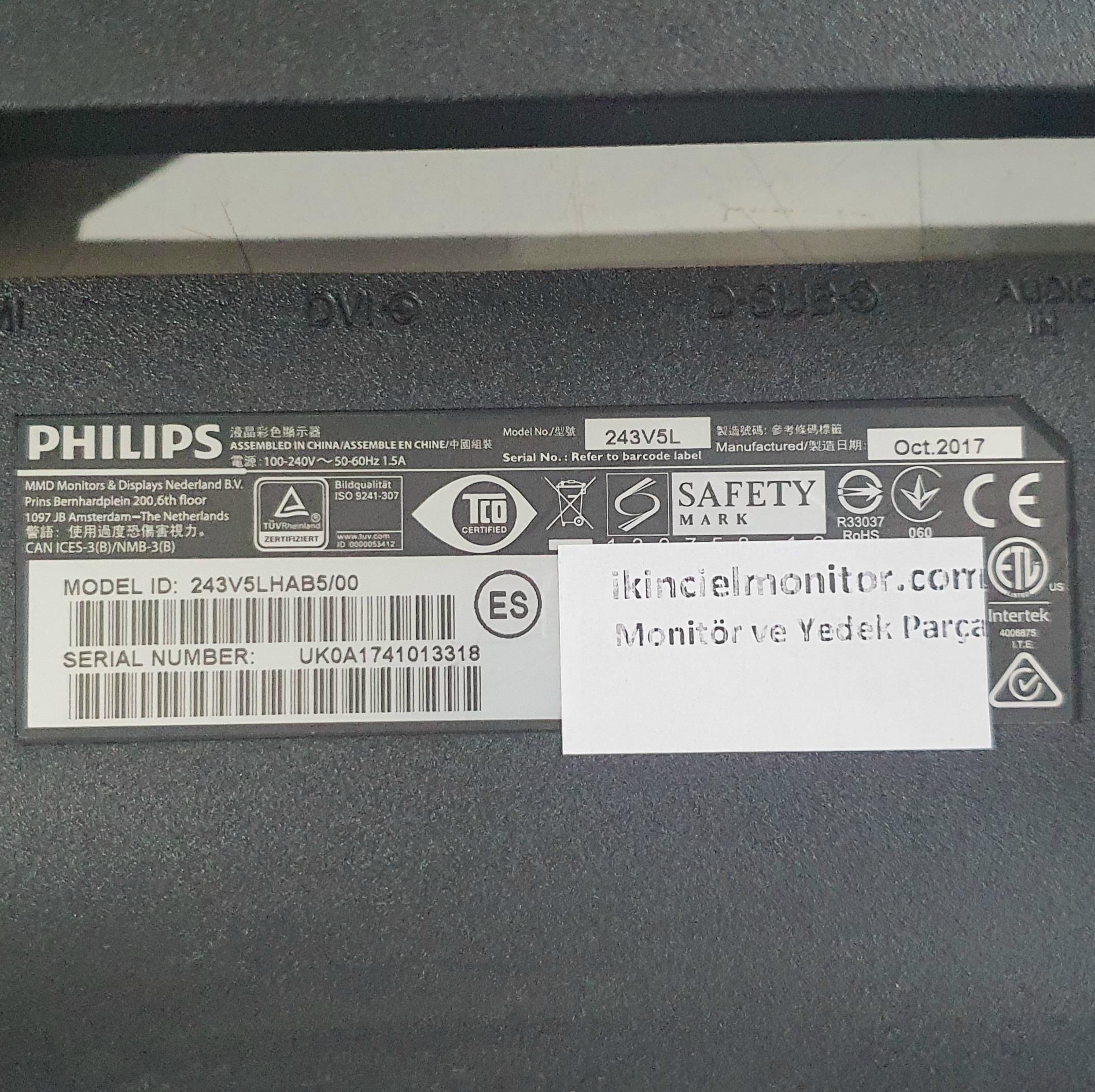 715G7300-P06-004-001M Philips 243V5L Monitör Besleme Kartı