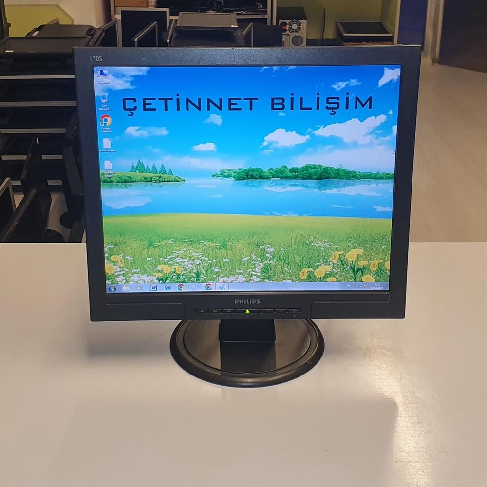 PHİLİPSPHİLİPS 170S 17 inç LCD KARE MONİTÖR 1280 X 1024 VGA ÇIKIŞLI TEMİZ2.EL Temiz MonitörPhilips 170S 17 inç Lcd Kare Kamera Monitörü | ÇetinNet Bilişim