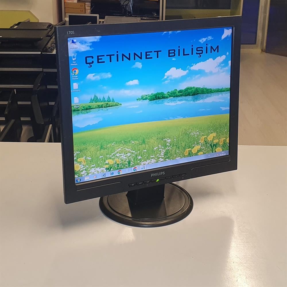 PHİLİPSPHİLİPS 170S 17 inç LCD KARE MONİTÖR 1280 X 1024 VGA ÇIKIŞLI TEMİZ2.EL Temiz MonitörPhilips 170S 17 inç Lcd Kare Kamera Monitörü | ÇetinNet Bilişim