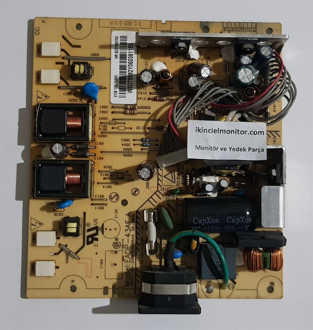 PHILIPSPHİLİPS 170X6 17 inç LCD MONİTÖR POWER BESLEME GÜÇ KARTIMonitör Yedek ParçaPHİLİPS 170X6FB/00 17 inç LCD MONİTÖR POWER BESLEME GÜÇ KARTI